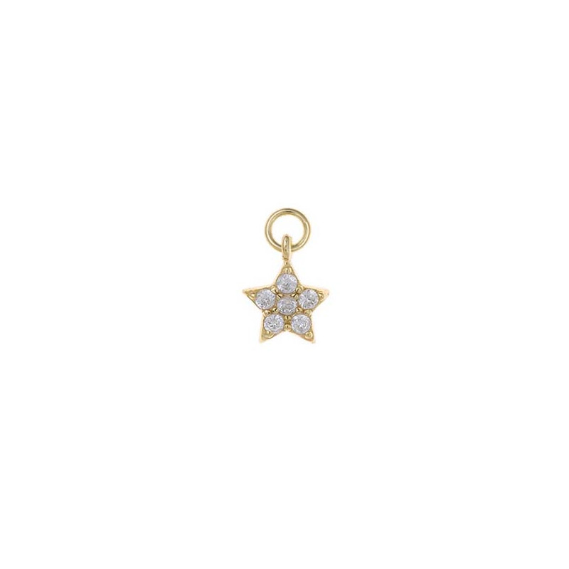 Charm Plata Estrella