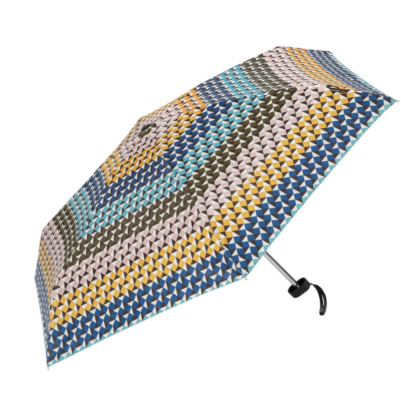 Paraguas Plegable Mini Bandolera Kaleido Azul