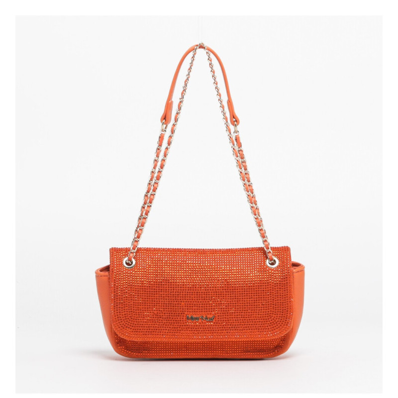 Bolso Bandolera Strass Naranja