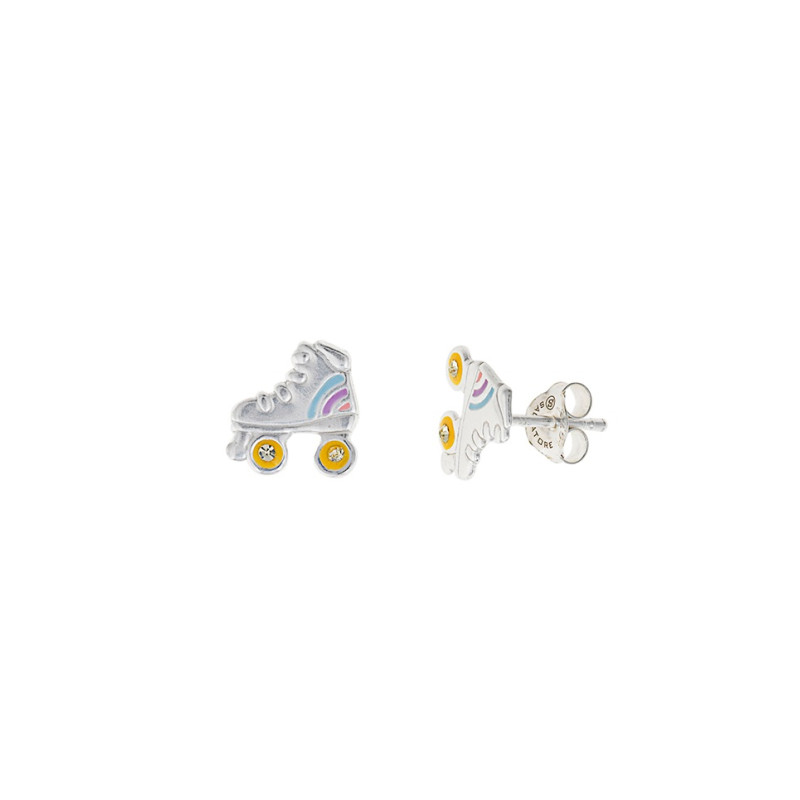 Pendientes Plata Roller Skates