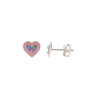 Pendientes Plata Heart