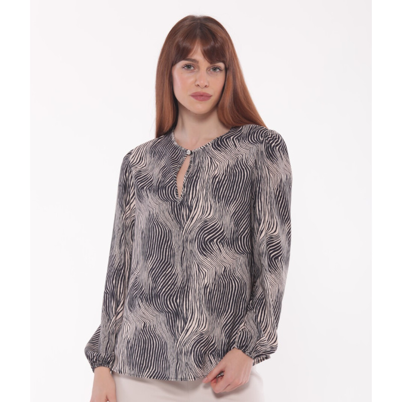 Blusa Estampada Zebra