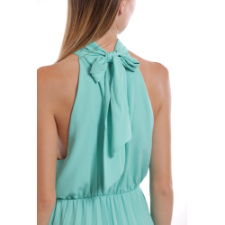 Vestido Largo Aguamarina