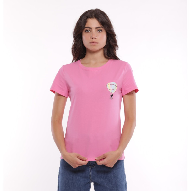 Camiseta Mimi-Muà Globo Rosa