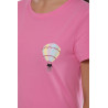 Camiseta Mimi-Muà Globo Rosa