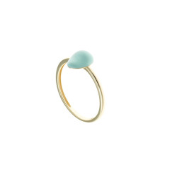 Anillo Salvatore Aguamarina...