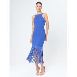 Vestido Arggido Nenúfar Azul