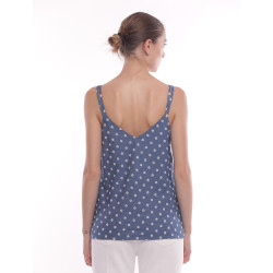 Top Chambray Bordado
