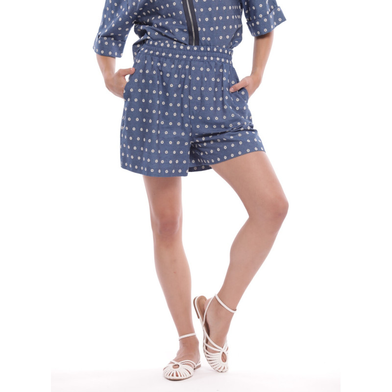 Short Chambray Bordado